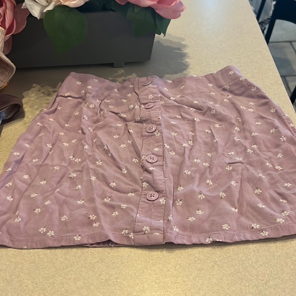 Aeropostale Dresses & Skirts - Purple skirt with flowers